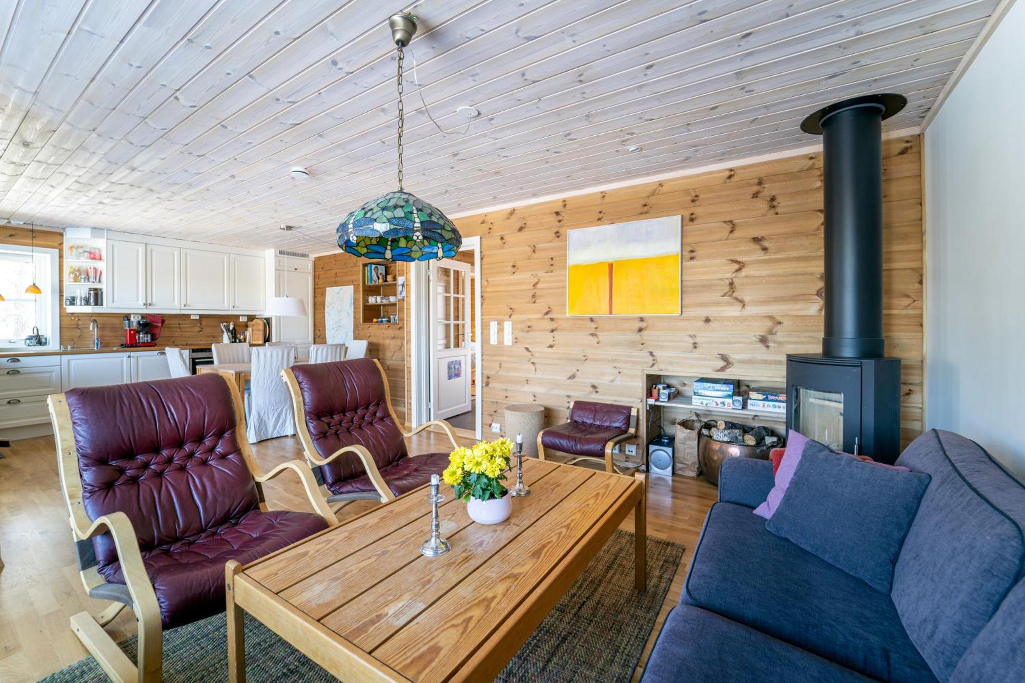 Three-Bedroom Holiday Cottage Tjorhom Buitenkant foto